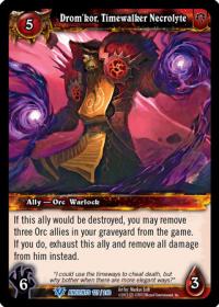 warcraft tcg war of the ancients drom kor timewalker necrolyte