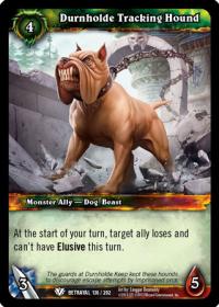 warcraft tcg betrayal of the guardian durnholde tracking hound