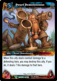 warcraft tcg betrayal of the guardian dwarf demolitionist