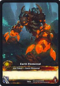 warcraft tcg tokens earth elemental