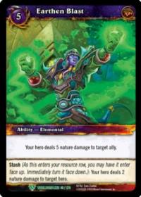 warcraft tcg worldbreaker earthen blast