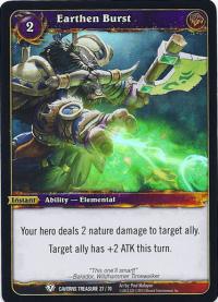 warcraft tcg caverns of time earthen burst