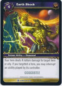 warcraft tcg class decks 2010 earth shock