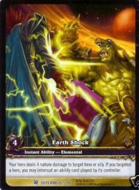 warcraft tcg extended art earth shock ea