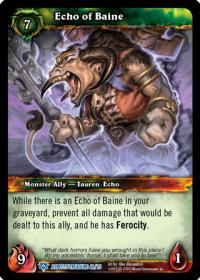 warcraft tcg battle of aspects echo of baine