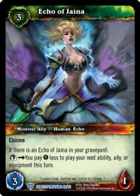 warcraft tcg battle of aspects echo of jaina