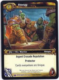 warcraft tcg wrathgate eitrigg