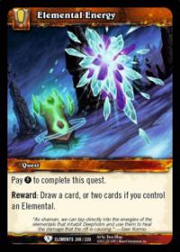 warcraft tcg war of the elements elemental energy