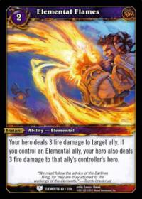 warcraft tcg war of the elements elemental flames