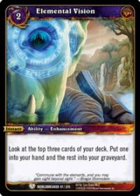 warcraft tcg worldbreaker elemental vision