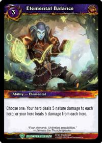 warcraft tcg battle of aspects elemental balance