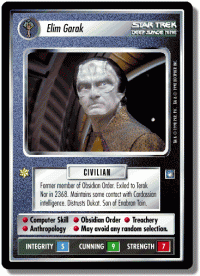 star trek 1e reflections 1 elim garak foil