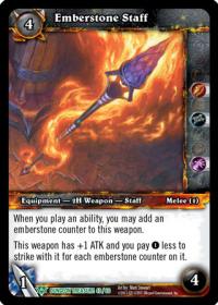 warcraft tcg dungeon deck treasure emberstone staff