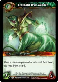 warcraft tcg worldbreaker emerald tree warder