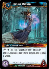 warcraft tcg reign of fire emora delwin