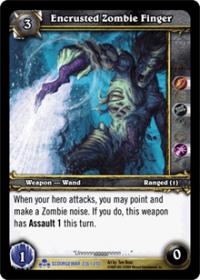 warcraft tcg scourgewar encrusted zombie finger