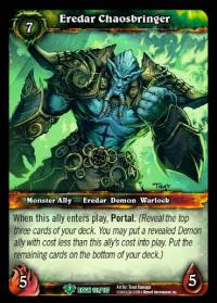 warcraft tcg reign of fire eredar chaosbringer