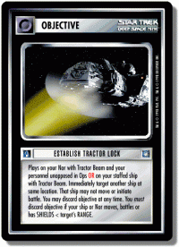 star trek 1e deep space 9 establish tractor lock