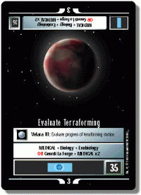 star trek 1e 1e premiere beta unlimited evaluate terraforming wb