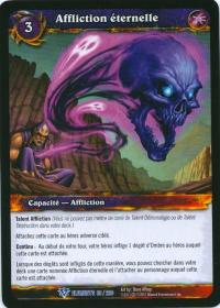 warcraft tcg war of the elements french everlasting affliction french
