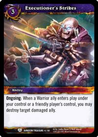 warcraft tcg dungeon deck treasure executioner s strikes