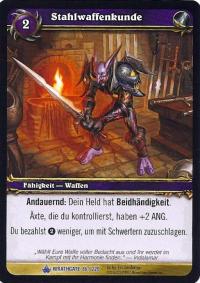 warcraft tcg wrathgate expertise of steel german