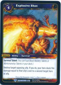 warcraft tcg class decks 2011 fall explosive shot cd