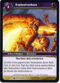 warcraft tcg wrathgate explosive shot german