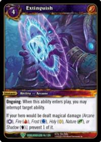 warcraft tcg worldbreaker extinguish