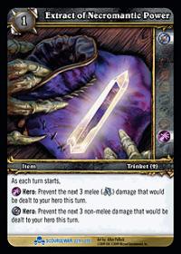 warcraft tcg scourgewar extract of necromantic power