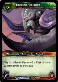 warcraft tcg throne of the tides faceless watcher