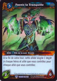 warcraft tcg throne of the tides french faenis the tranquil french