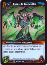 warcraft tcg throne of the tides italian faenis the tranquil italian