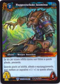 warcraft tcg throne of the tides italian faithseer jasmina italian