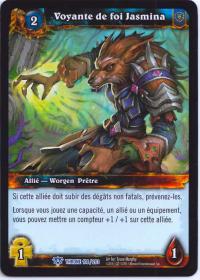 warcraft tcg throne of the tides french faithseer jasmina french