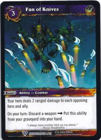 warcraft tcg class deck 2013 spring fan of knives cd 13