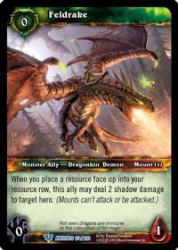 warcraft tcg war of the ancients feldrake