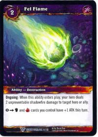 warcraft tcg class decks 2011 spring fel flame cd