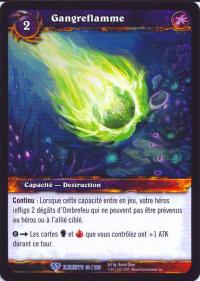 warcraft tcg war of the elements french fel flame french