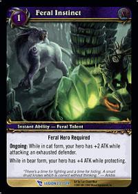 warcraft tcg march of legion feral instinct