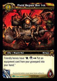 warcraft tcg archives field repair bot 74a foil