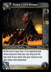 warcraft tcg molten core finkle s lava dredger