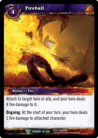 warcraft tcg twilight of the dragons fireball