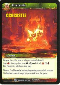 warcraft tcg war of the elements firelands