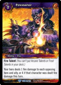 warcraft tcg tomb of the forgotten firestarter