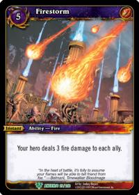 warcraft tcg war of the ancients firestorm