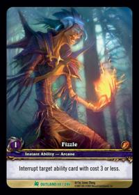 warcraft tcg extended art fizzle ea