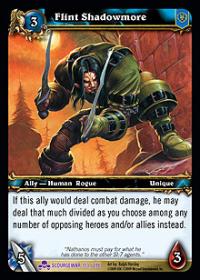 warcraft tcg scourgewar flint shadowmore