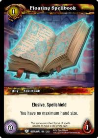 warcraft tcg betrayal of the guardian floating spellbook