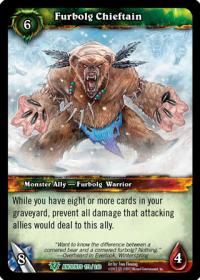 warcraft tcg war of the ancients furbolg chieftan